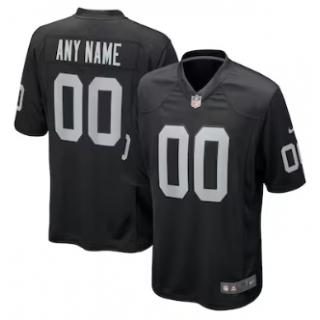 Custom,Las Vegas Raiders Nike Game Jersey - Black